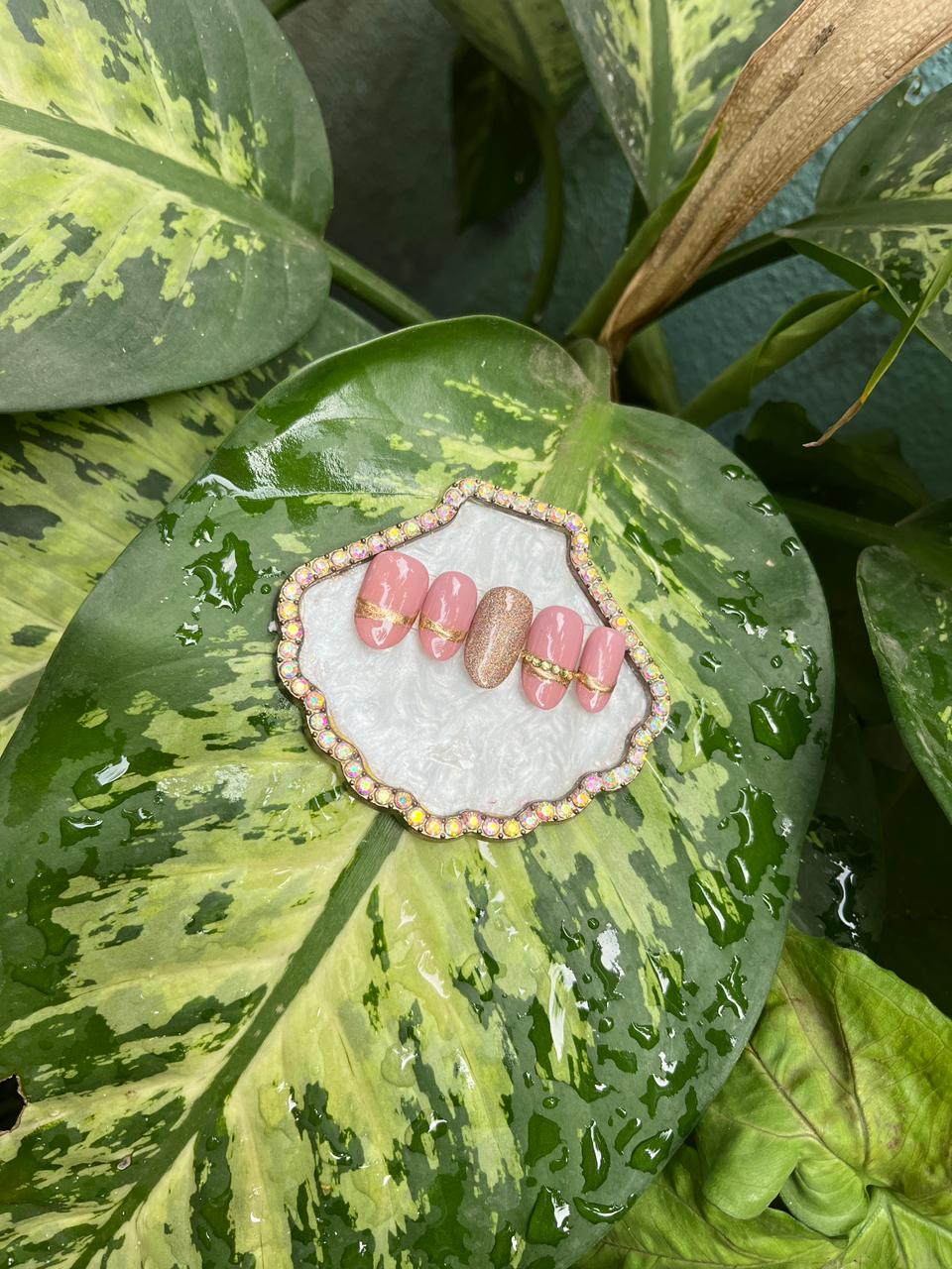 Premium luxury nail art design by Glamvibe, Indore.