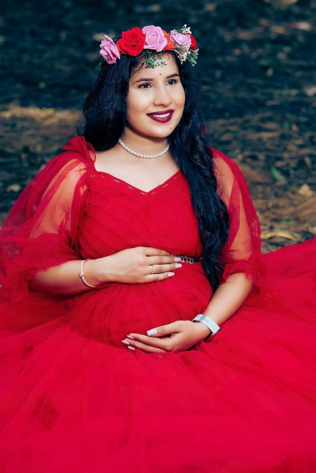 Sweet baby photoshoot styling for Ms. Sheetal by Glamvibe.